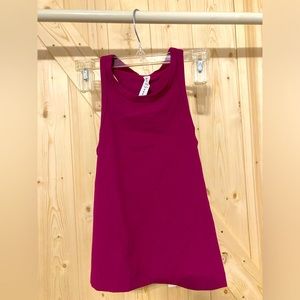 lululemon align waist-length racerback top
size 4, magenta purple